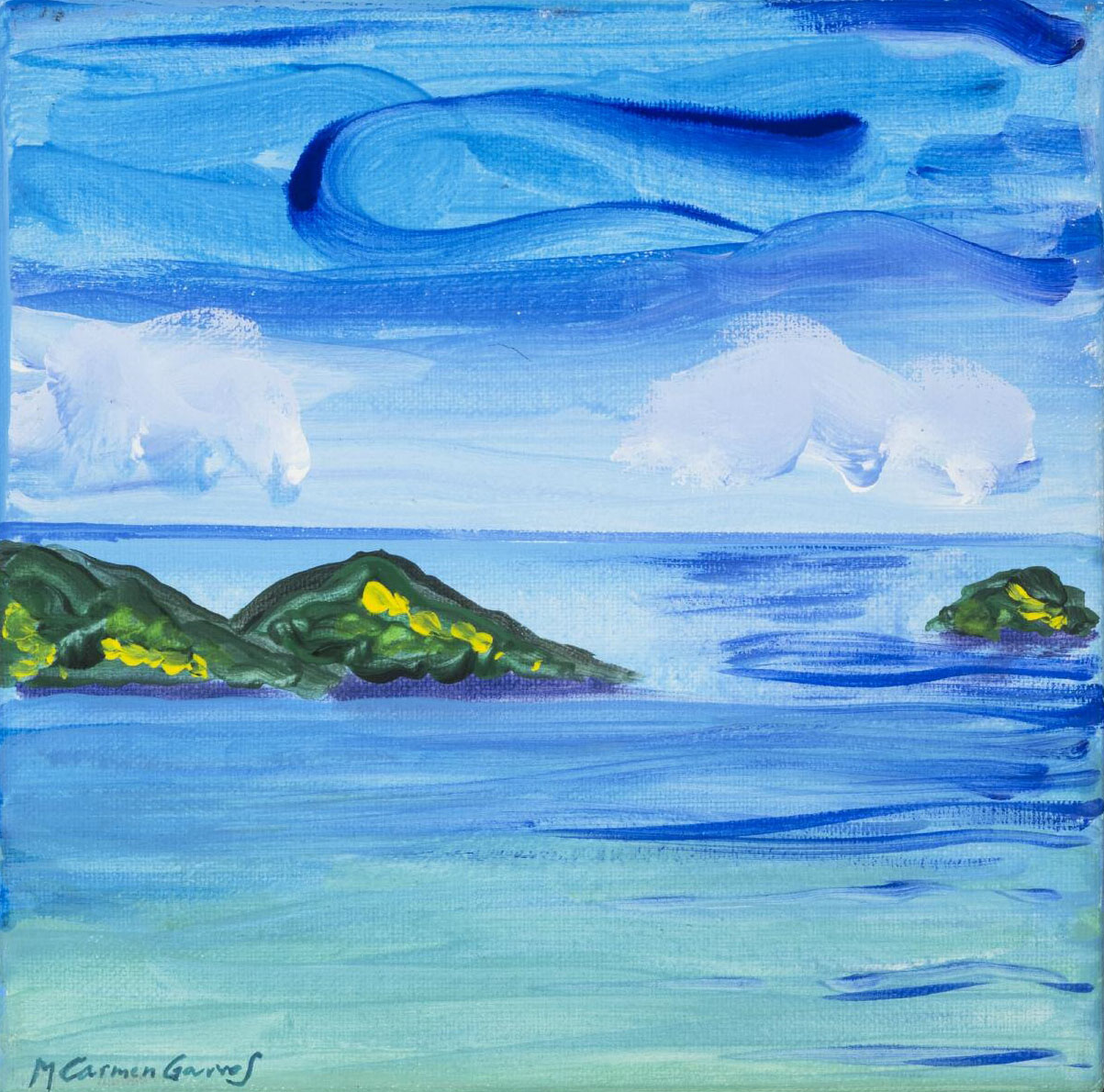 Seascape in the North Sea